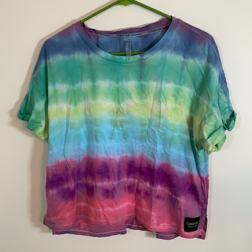Calvin Klein Performance Tie Dye Tee